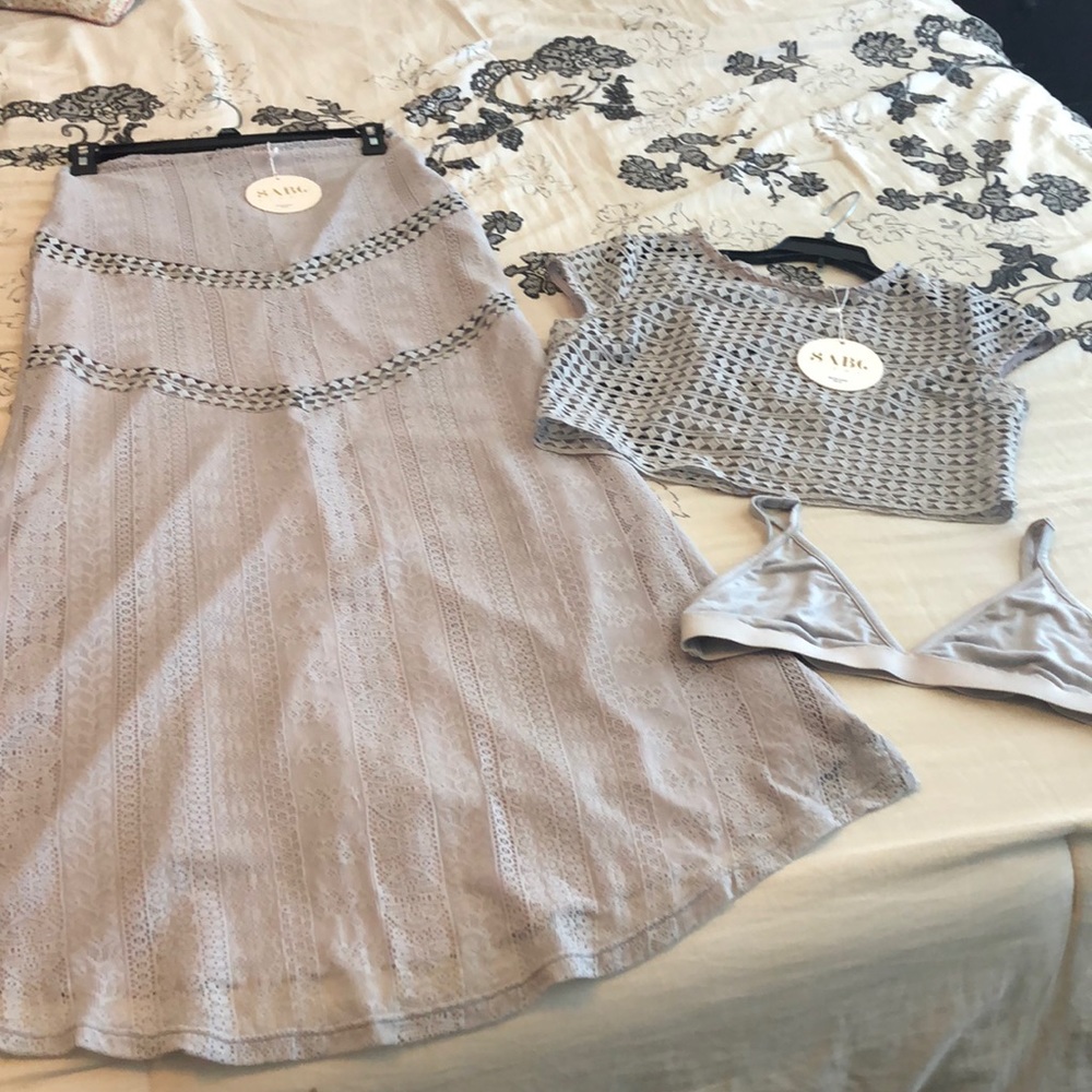 Sabo Skirt long maxi dress set
